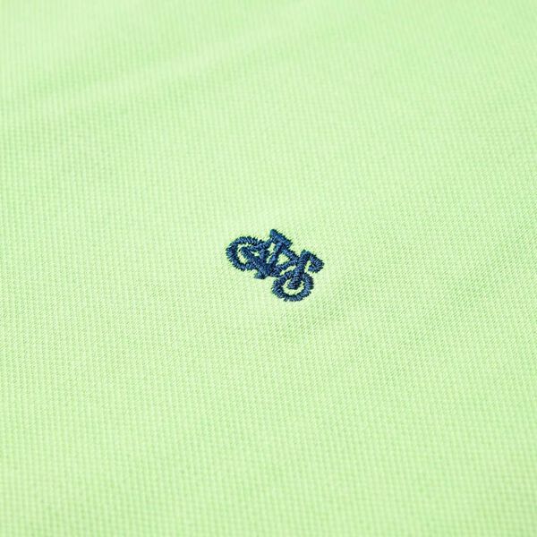 Kinder-Poloshirt Neongr&uuml;n 128