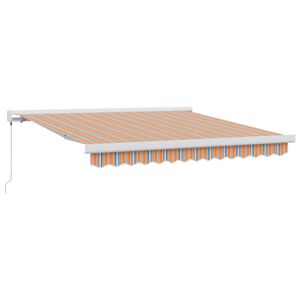 vidaXL Ausziehbare Markise Mehrfarbig 300 x 250 cm