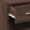 vidaXL Sideboard Braun Eichen-Optik 50x42,5x93 cm Holzwerkstoff