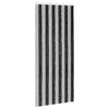 vidaXL Insektenschutzvorhang Chenille Grau und Schwarz 100 x 230 cm