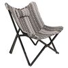 Lesli Living Butterfly-Stuhl Aztec 70x81,5x98 cm Schwarz und Wei&szlig;