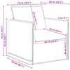 vidaXL Sofa 2 pcs Creme
