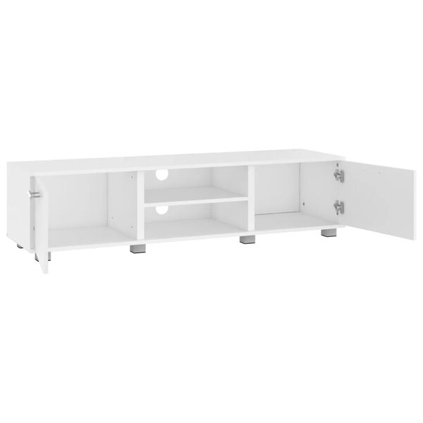 vidaXL TV-Schrank Wei&szlig; 140x40x35 cm Holzwerkstoff