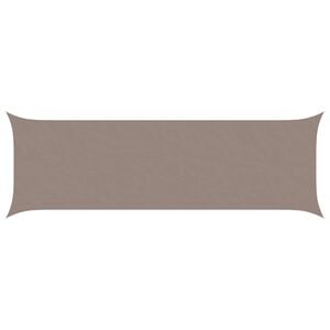 vidaXL Sonnensegel Taupe 6 x 2 m 100 % Polyester Oxford