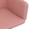vidaXL Esszimmerst&uuml;hle 4 Stk. Drehbar Rosa Samt