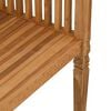vidaXL Gartenbank Braun 127,5 x 52 x 80 cm Teak-Massivholz