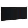 vidaXL Seitenmarkise Ausziehbar 220x500 cm Schwarz