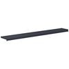 vidaXL Fensterbank Anthrazit mit Holzmaserung 120 x 25 x 4,5 cm PVC