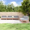 vidaXL 6-tlg. Garten-Lounge-Set Massivholz Douglasie