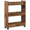 vidaXL Schrank Mit Rad Altholz 60 x 22 x 79 cm