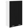 vidaXL H&auml;ngeschrank Schwarz Eichen-Optik 60 x 31 x 100 cm