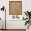 vidaXL Rollo mit Vorh&auml;ngen Braun 110 x 220 cm Bambus
