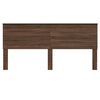 vidaXL Kopfteil mit Kopfteil Braun Eichen-Optik 200 cm Holzwerkstoff
