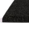 vidaXL Fu&szlig;matte Schwarz 100x300 cm Kokosfaser Getuftet