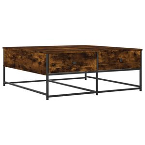 vidaXL Couchtisch R&auml;uchereiche 100x99x40 cm Holzwerkstoff