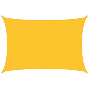 vidaXL Sonnensegel 160 g/m&sup2; Rechteckig Gelb 2x2,5 m HDPE
