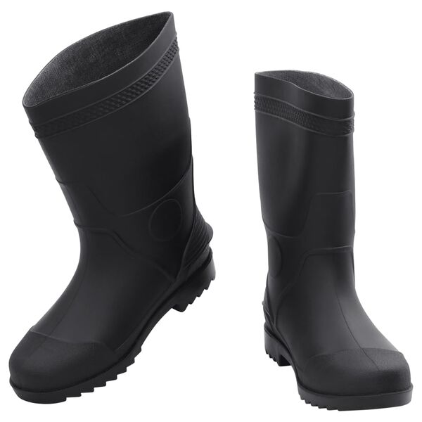 vidaXL Gummistiefel Schwarz Gr&ouml;&szlig;e 41 PVC