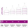 vidaXL Planehalterung f&uuml;r Anh&auml;nger 4 pcs Silber 130-210 cm Aluminium