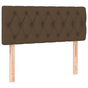vidaXL Kopfteil Dunkelbraun 100x7x78/88 cm Stoff