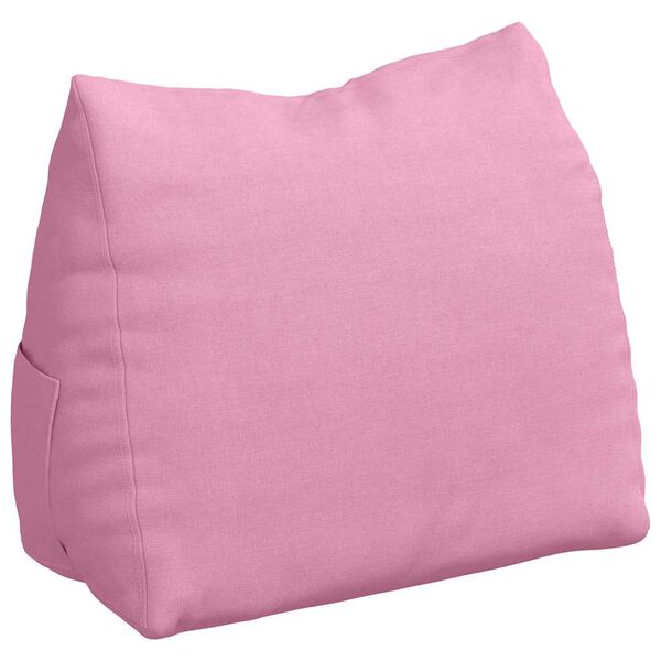 vidaXL R&uuml;ckenkissen Rosa 45 x 20 x 35 cm Stoff