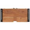 vidaXL Waschbeckenunterschrank Braun 71 x 33 x 58 cm Massivholz Akazie