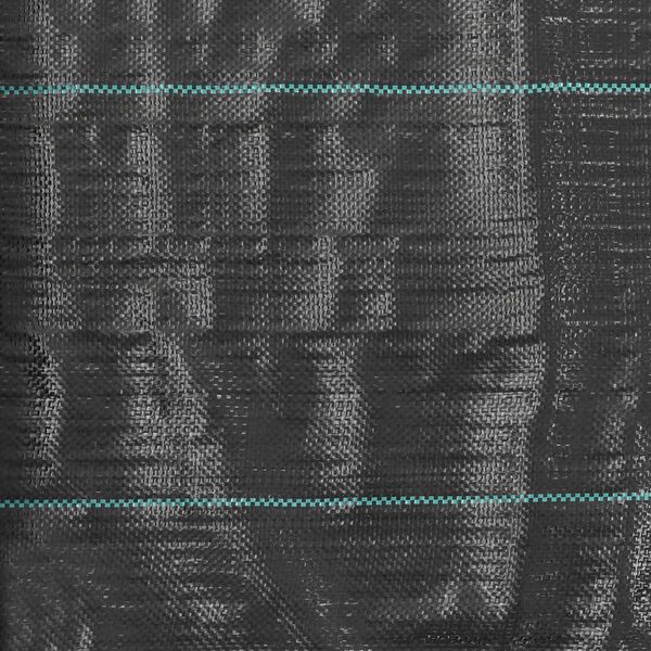 vidaXL Unkraut- und Wurzelschutzfolie PP 2 x 10 m Schwarz