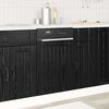 vidaXL K&uuml;chenschrank Schwarz Eichen-Optik 45 x 1,5 x 67 cm