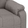 vidaXL Massagesessel mit Aufstehhilfe Taupe Stoff