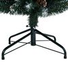 vidaXL K&uuml;nstlicher Weihnachtsbaum Schlank 300 LEDs 240 cm