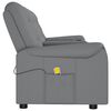 vidaXL 4-Sitzer Massagesessel mit Getr&auml;nkehalter Grau