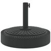 vidaXL Sonnenschirmst&auml;nder f&uuml;r &Oslash;38/48 mm Mast 25 kg Rund