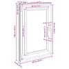 vidaXL Kellerfenster "RISOR" 60x100 cm Drehkipp DIN Links Wei&szlig;