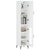 vidaXL Highboard Wei&szlig; 34,5x34x180 cm Holzwerkstoff