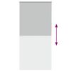 vidaXL Verdunkelungsrollo Hellgrau 100x230 cm Stoffbreite 95,7cm