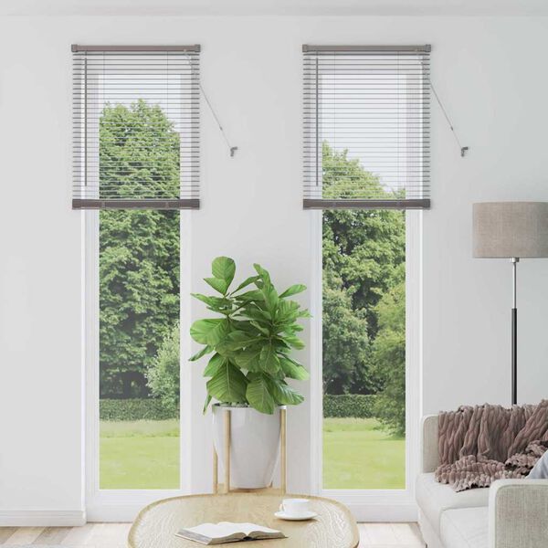 vidaXL Balkenjalousien Silber 220 x 60 cm Aluminium