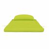 vidaXL Stuhlkissen Uni 2 pcs Hellgr&uuml;n 58 x 77 x 4,5 cm Oxford-Stoff