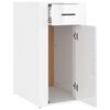 vidaXL B&uuml;roschrank Hochglanz-Wei&szlig; 40x49x75 cm Holzwerkstoff