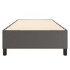 vidaXL Boxspringbettgestell Grau 90x200 cm Kunstleder