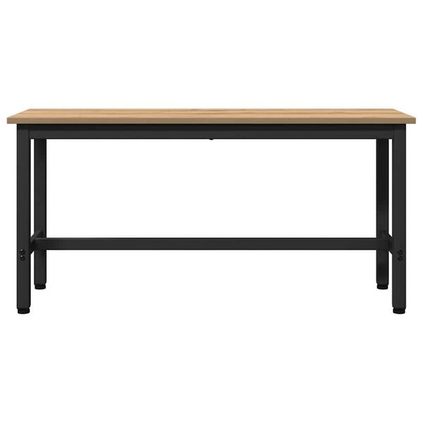 vidaXL Esstischbank Artisan-Eiche 100 x 32,5 x 48,5 cm