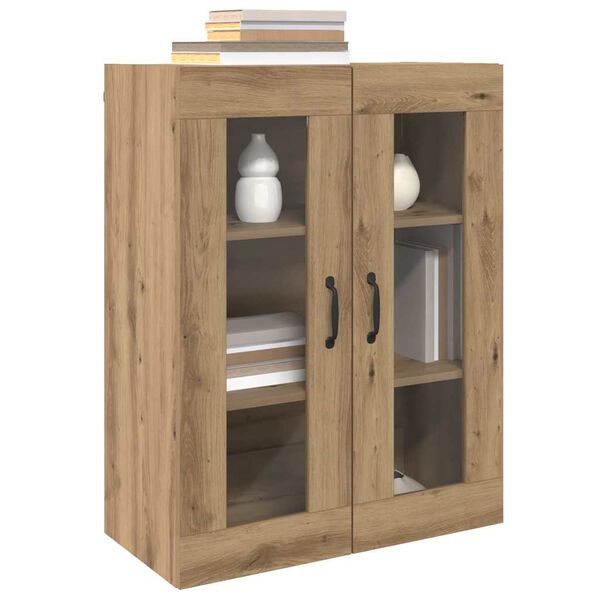 vidaXL H&auml;ngeschrank Wandmontiert Braun 69.5 x 34 x 90 cm Holzwerkstoff