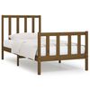 vidaXL Massivholzbett Honigbraun 75x190 cm