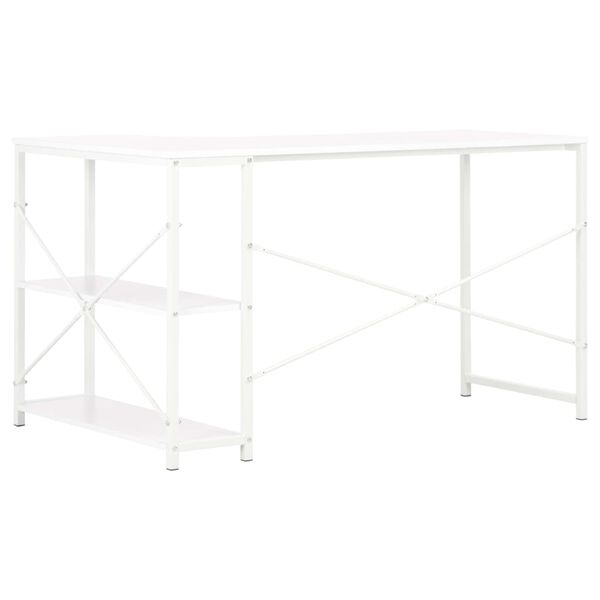 vidaXL Computertisch Wei&szlig; 120x72x70 cm