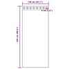 vidaXL Voile-Vorhang 2 pcs Hellgrau 245 x 140 cm Polyester