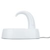 TRIXIE Trinkbrunnen f&uuml;r Haustiere Curved Stream Wei&szlig;