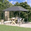 vidaXL Pavillon mit Bogendach 3x3 m Anthrazit