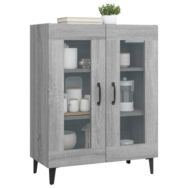 vidaXL Sideboard Grau Sonoma 69,5x34x90 cm Holzwerkstoff