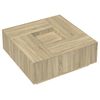 vidaXL Couchtisch Sonoma-Eiche 100x100x40 cm Holzwerkstoff