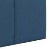 vidaXL H&auml;ngevorderseite Wandmontiert Blau 210 x 55 x 5 cm Stoff