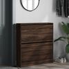 vidaXL Schuhschrank Braun Eichen-Optik 80x21x87,5 cm Holzwerkstoff
