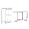 vidaXL TV-Schrank Sonoma-Eiche 100x35x55 cm Holzwerkstoff